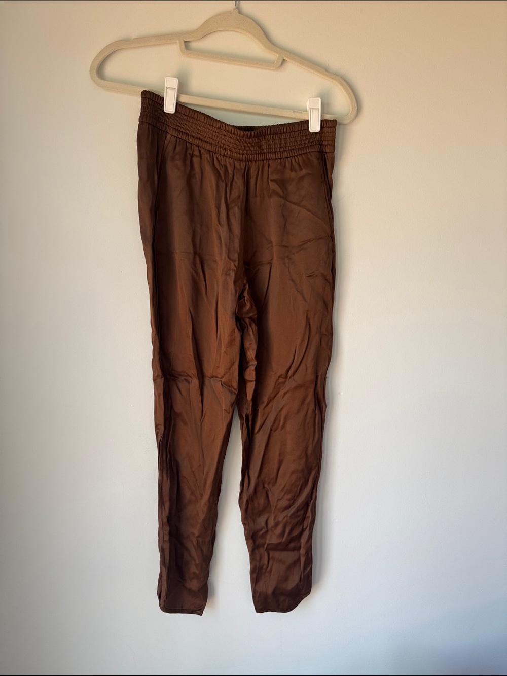 Zara Brown Straight Leg Pants